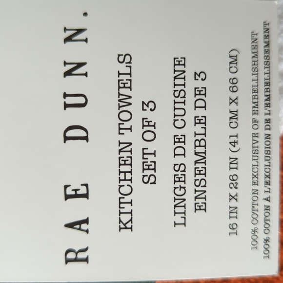 ❌SOLD❌RAE Dunn 🧙‍♀️Witchy Themed Hand Towel Set 3 pack - Picture 2 of 2